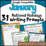January Writing Prompts - January National Days - January 