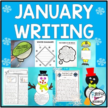 Preview of January Writing | Winter Writing Bundle
