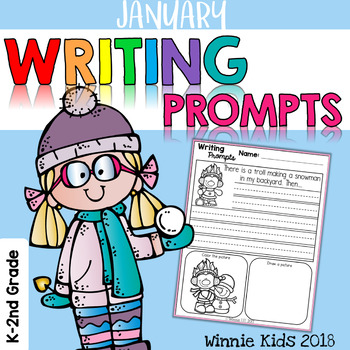 January Writing Prompts by Winnie Kids | Teachers Pay Teachers