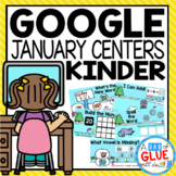 January and Winter Google Slides for Kindergarten