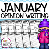 January and Winter Opinion Writing Prompts and Graphic Organizers