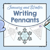 January and Winter Writing Pennants