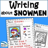 January and Winter Snowmen Grammar Writing Prompts & Writi