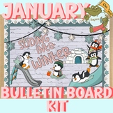 January bulletin board kit | winter bulletin board