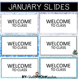 January / winter / slides / powerpoint / google / premade 