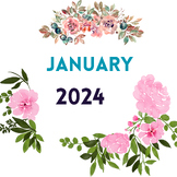 January2024 planning Daily planner