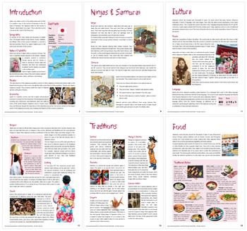 japan by thematic worksheets teachers pay teachers