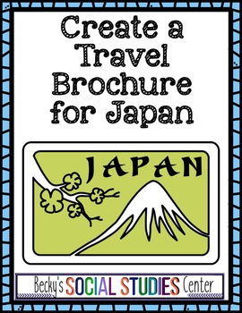 school project japan travel brochure