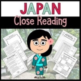 Japan Close Reading Comprehension Passages and Country Study