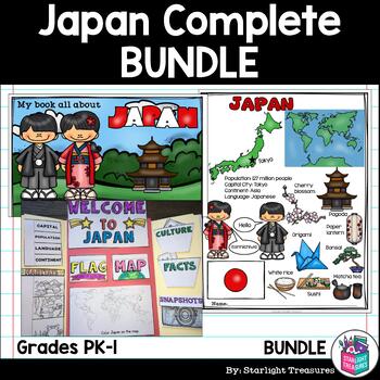 Preview of Japan Complete Country Study for Early Readers - Japan Country Bundle