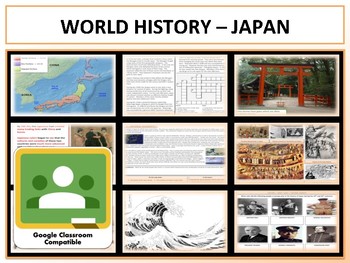 Preview of Japan - Complete Unit - Extended - Google Classroom Compatible