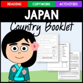 Japan Copywork, Activities, and Country Booklet