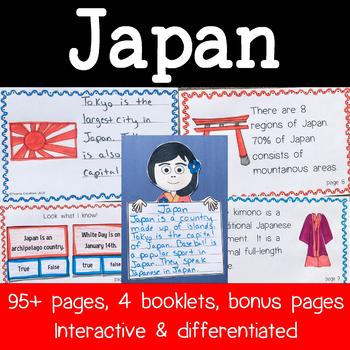 Preview of Japan Country Booklet - Japan Country Study - Interactive and Differentiated