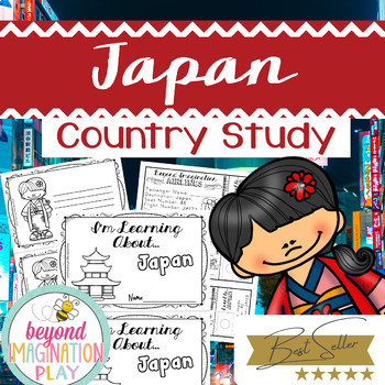 Preview of Japan Country Study Differentiated, Comprehension, Activities + Play Pretend