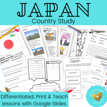 Japan Map Worksheet Teaching Resources | Teachers Pay Teachers