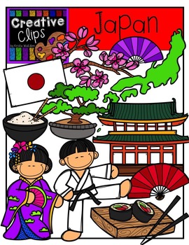 Preview of Japan {Creative Clips Digital Clipart}
