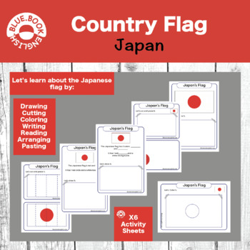 Preview of Japan Flag Activity / Japanese Flag Craft