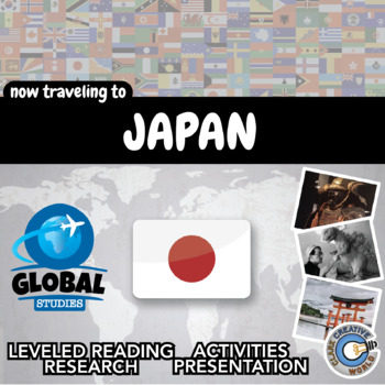 Preview of Japan - Global Studies - Leveled Reading, Activities, Slides & Digital INB