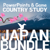 JAPAN Country Study: Bundle of PowerPoints and Game