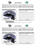 Japan Postcard Activity