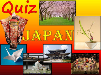 Preview of Japan Quiz Power Point Presentation distance learning