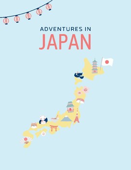 Preview of Japan Travel Activity Journal for Kids and Teens