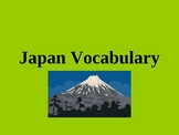 Japan Vocabulary PowerPoint