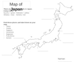 Japan mapping activity