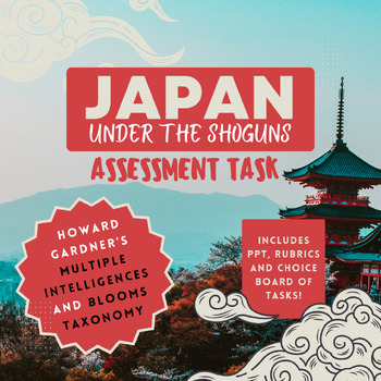 Preview of Japan under the Shoguns Multiple Intelligences Assessment Task Project