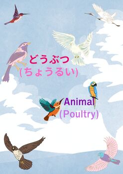 Preview of Japanese 101 : Animal (Poultry)
