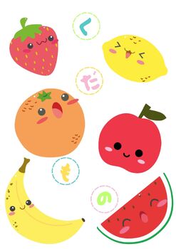 Preview of Japanese 101 : Name of fruits