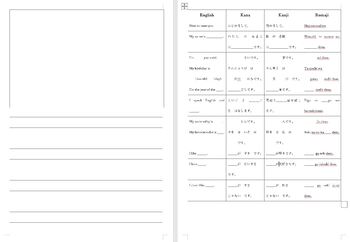 Preview of Japanese Activity: Self-Portrait & Introduction