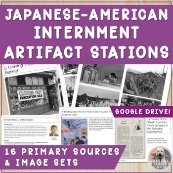 Preview of Japanese American Internment Camps Stations: Pearl Harbor, Camps, Korematsu