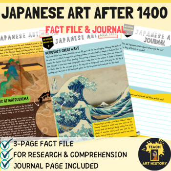 Preview of Japanese Art after 1400: Art History Survey Fact File