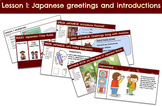Japanese Beginner Bundle 1 (greetings, obento, colors, num