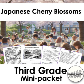 Preview of Japanese Cherry Blossom Crafts & Activities | Third Grade