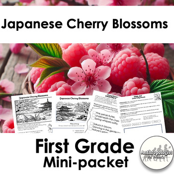 Preview of Japanese Cherry Blossom Crafts & Activities | First Grade