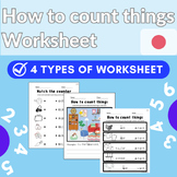 Japanese: Counter / How to count things (Worksheet)