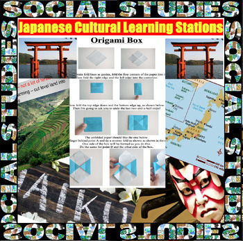 Preview of Japanese Cultural Learning Stations - Great Interactive Lesson + Activity