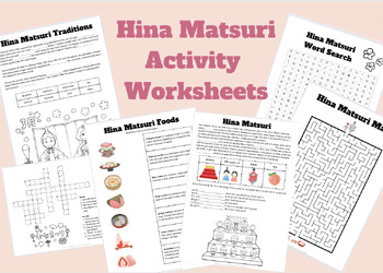 Preview of Japanese Culture Festivals Hina Matsuri Girls / Dolls Day Worksheets Secondary