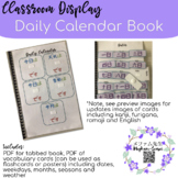 Japanese Daily Calendar Book and Cards |  Hiragana/Kanji/R