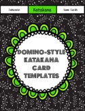 Japanese: Domino-Style Katakana Card Templates