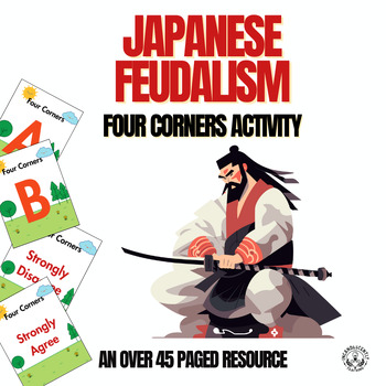 Preview of Japanese Feudalism Four Corners Activity: Grades 5-12