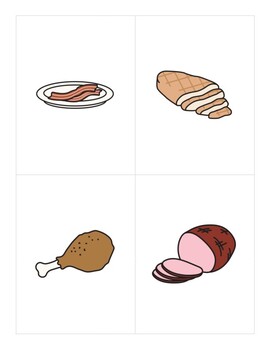 Preview of Japanese Flashcards- Meat