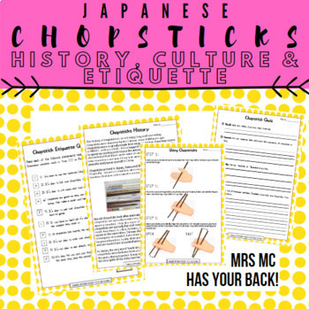 Preview of Japanese Food: Chopstick History, Use, Culture, Etiquette Do's and Don'ts Quiz