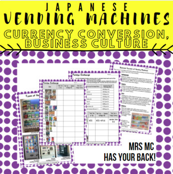 Preview of Japanese Food: Vending Machines Foreign Exchange Rates Business Culture Numeracy