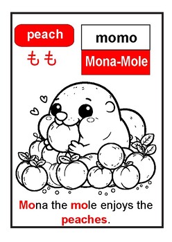 Preview of Japanese: Fruit: Mnemonics Flashcards