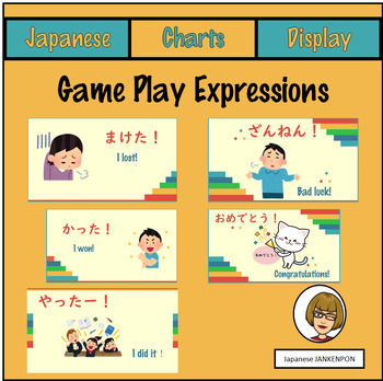 Preview of Japanese: Game Play Expressions Charts