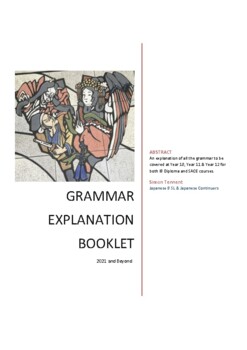 Preview of Japanese Grammar Explanation Booklet