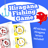 Japanese Hiragana Fishing Game